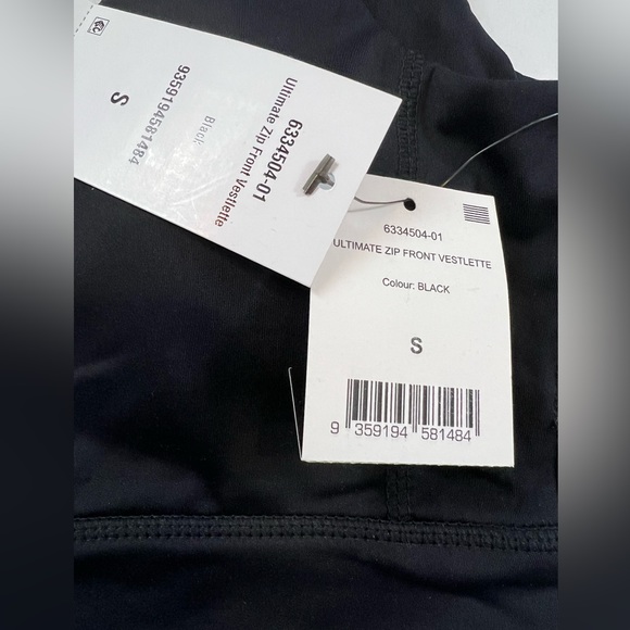 NWT Cotton On Body Ultimate Front Zip Vestlette Black Sports Bra - Picture 7 of 10